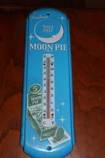 Moon Pie Metal Thermometer Since 1917 Keeps Good Temperature