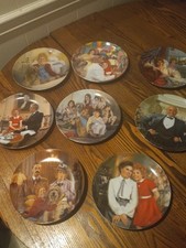 Set of 8 Annie Collector Plates Knowles By Wi...