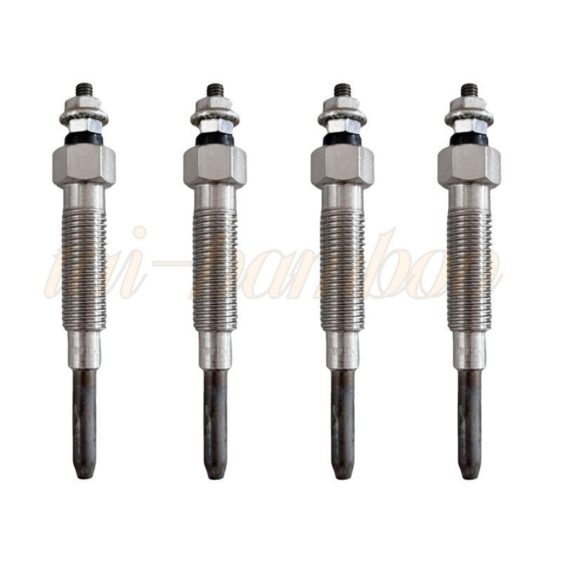 4X Glow Plug 32A66-03102 for Mitsubishi Engine S4L S4L2 S4Q-2 S4S S4Q2 K4N K4A