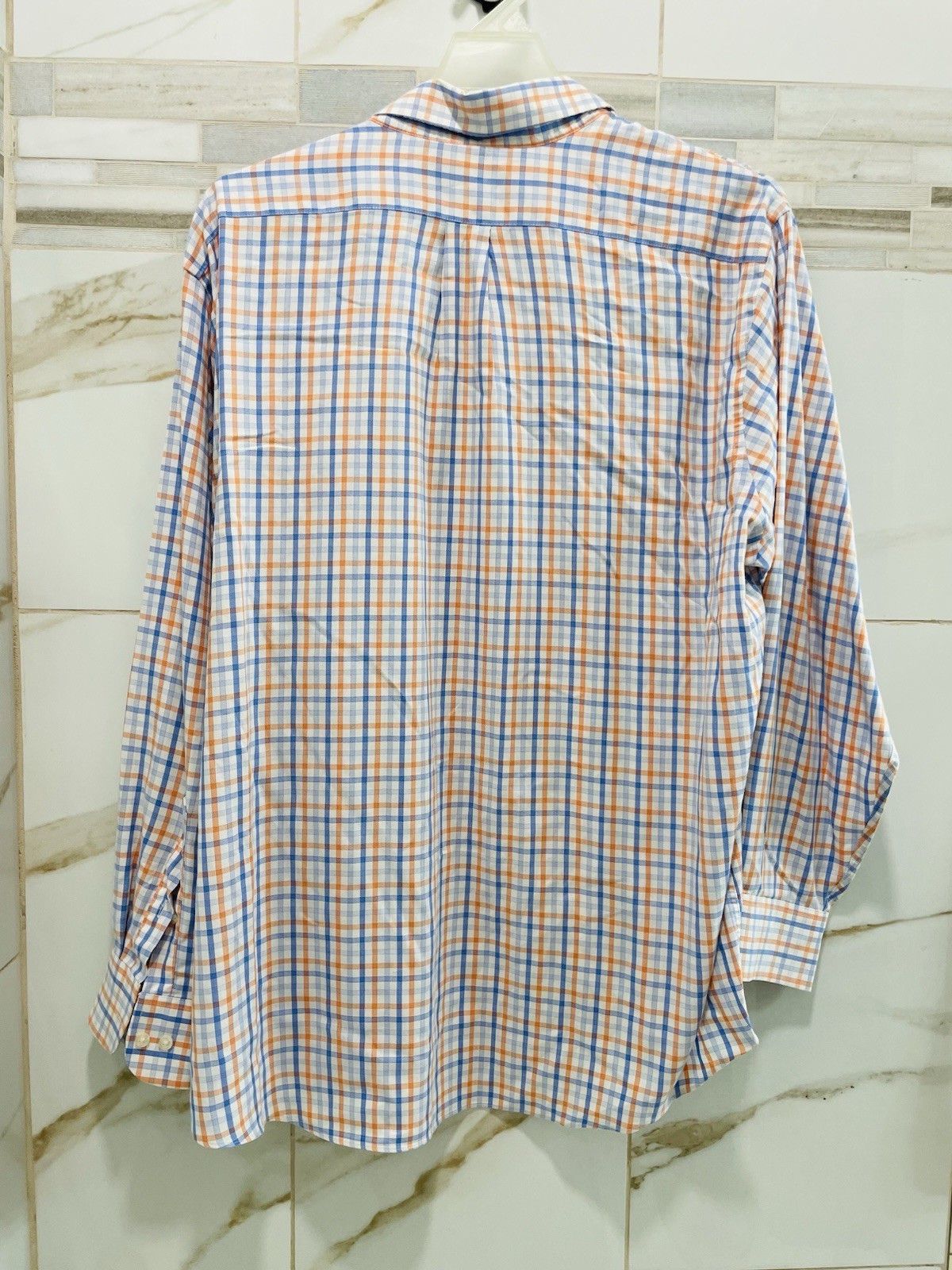 Mens CHAPS Button Down Checkered Stretched Shirt.… - image 8