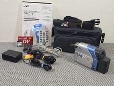 JVC GR-D72 Camcorder Silver/ Blue Bundle With Accessories Y2K