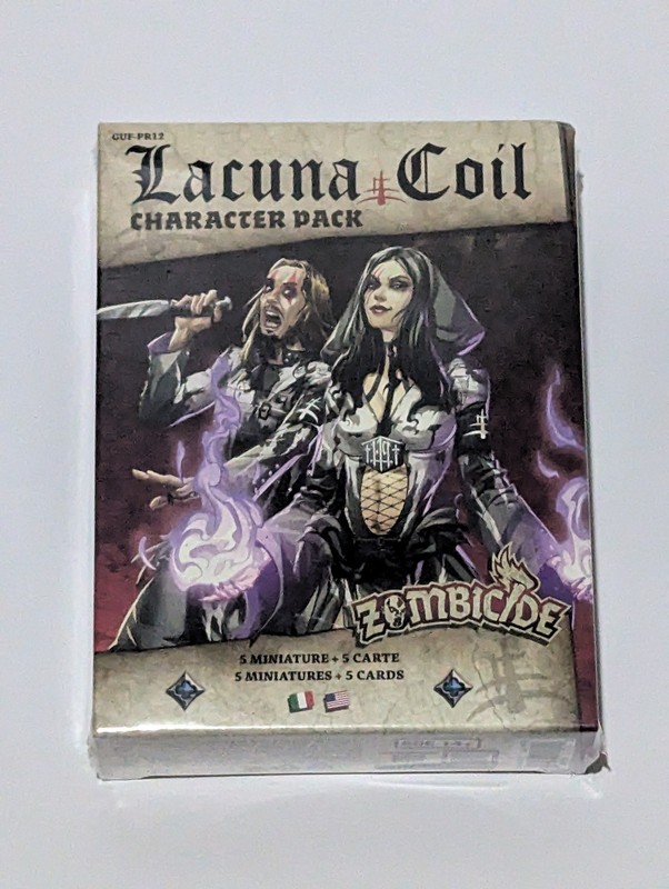 Zombicide White Death CMON SDCC 2024 Exclusive Lacuna Coil Miniature Board Game