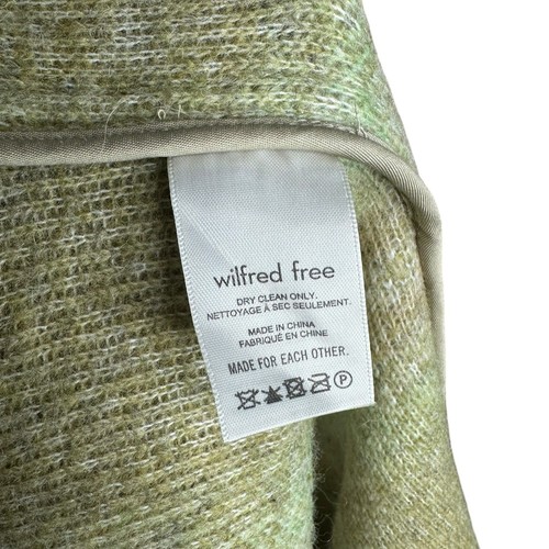 WILFRED FREE Verde Cuadros The Ganna Camisa Chaqueta Chaqueta Para Mujer Talla Pequeña - Imagen 5 de 6