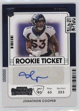 2021 Panini Contenders Rookie Ticket Jonathon Cooper #279 Auto f1i
