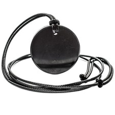 Pendant - Circle Base - Wearing this Shungite Necklace Improves and Protect Y...