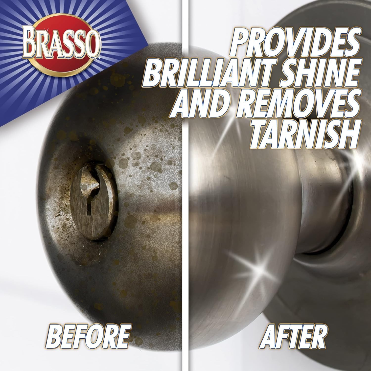 Brasso Metal Polish Silver 8 oz For Metal Cleaning