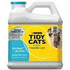 Tidy Cats Instant Action 7023011716 Cat Litter, 14 lb Capacity, Gray/Tan, Granul