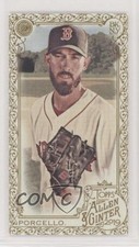 2019 Topps Allen & Ginter Mini Gold Short Print Rick Porcello #369 1s3