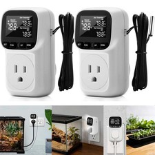 2 Pack Digital Temperature Controller, Thermo...