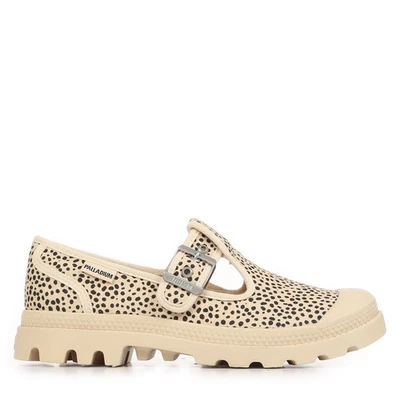 Chaussures Baskets Palladium femme Pampa M Jane Wild Beige Textile A boucles - Photo 1/4