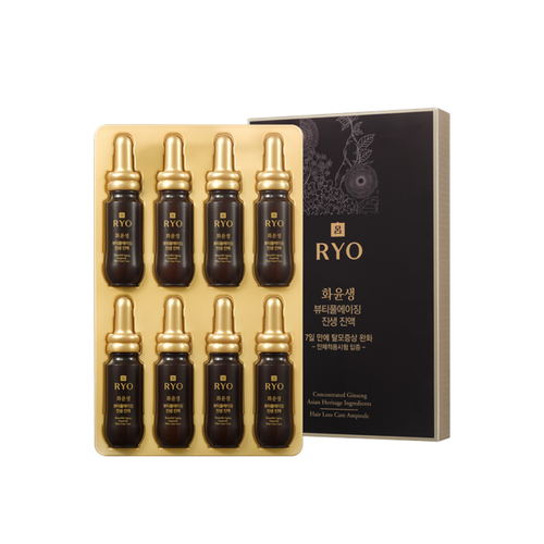 RYO Beautiful Aging Hair Loss Care Ampoule 20ml x 8ea K-Beauty - Picture 2 of 6