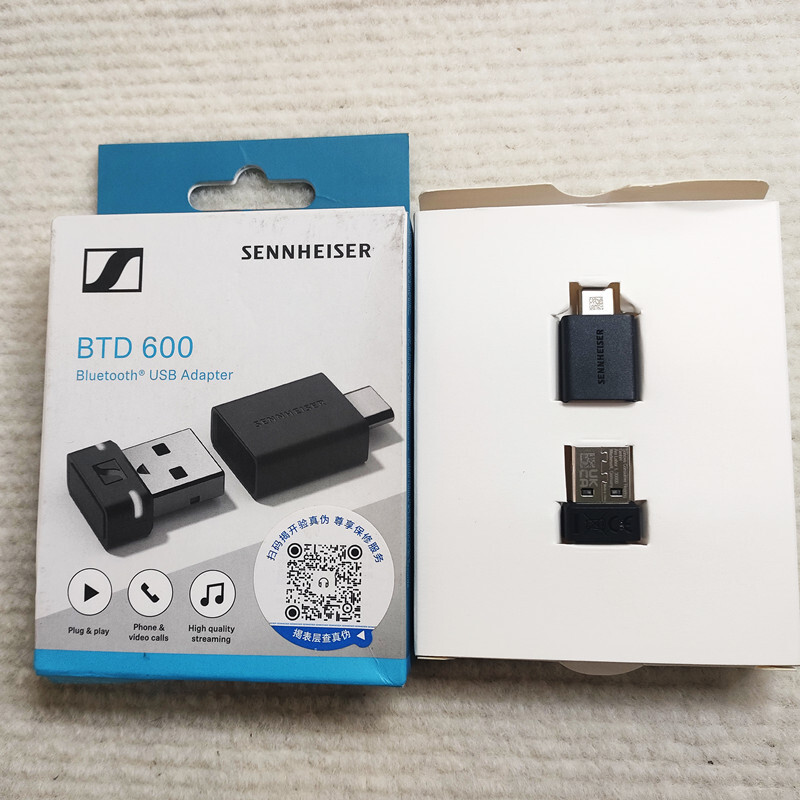 Brand New Sennheiser BTD 600 Bluetooth Dongle - USB-A/USB-C