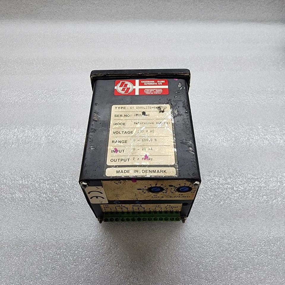 HAGEMANN GLOBO AUTOMÁTICO ET 1000.131-6 CONTROL DE VÁLVULA DE MOTOR 230V Foto 3 de 4