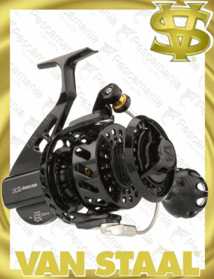 Angelrolle Van Staal VSX2 Bailed Spinnfischen 200 Front Ziehen 13BB Black 4.3:1