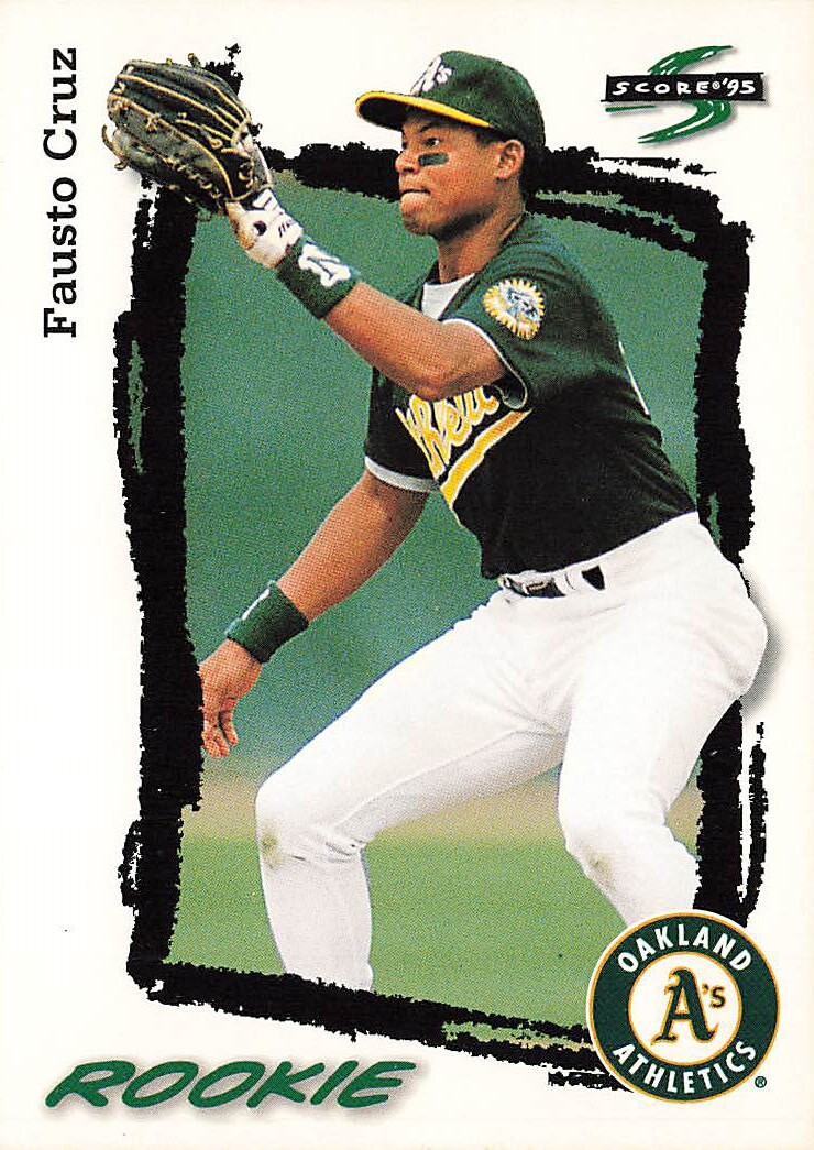 1995 Score #583 Fausto Cruz Oakland Athletics | eBay