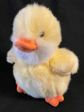 RUSS BERRIE EASTER CHICK WADDLES PLUSH YELLOW DUCKLING FLUFFY SUPER SOFT EUC
