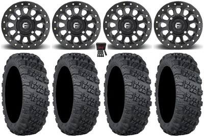 Fuel Vector Bdlk 15'' Wheels 33'' Versa Cross V3 Tires Can-Am Renegade Outlander