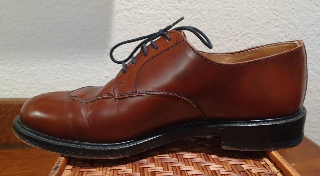 John Mac Gray Brown All Leather Split Toe Derby L… - image 9
