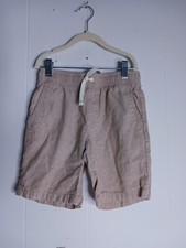 Boys Medium 8 Old Navy Khaki Linen Blend Pull On Shorts