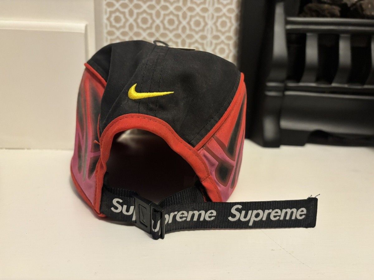 Nike Air Max キャップ SUPREMEロゴ付き Nike x Supreme Red Air Max AW84 Aerobill Cap / Hat | eBay UK