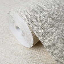 Plain Yellow Faux Grass Sack Grasscloth Textured Lines Italian modern Wallpaper