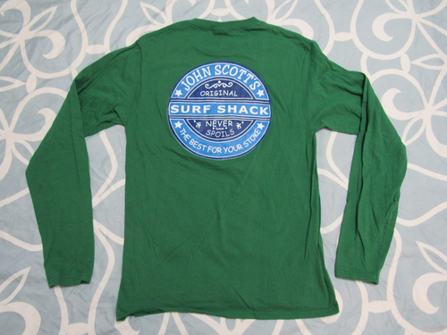 JOHN SCOTT'S SURF SHACK WESTHAMPTON NY Mens Small Long Sleeve Shirt - Picture 4 of 5