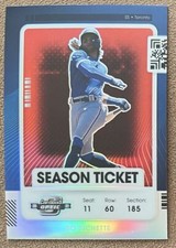 2021 Panini Contenders Optic Chrome Red Prizm #38 Bo Bichette Blue Jays Parallel