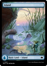 x1 Island BLB Bloomburrow MTG 267 FULL ART BASIC LAND M/NM 1x