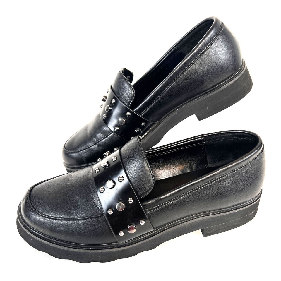 Simply Vera Wang Black Loafers Size 7 Med eBay