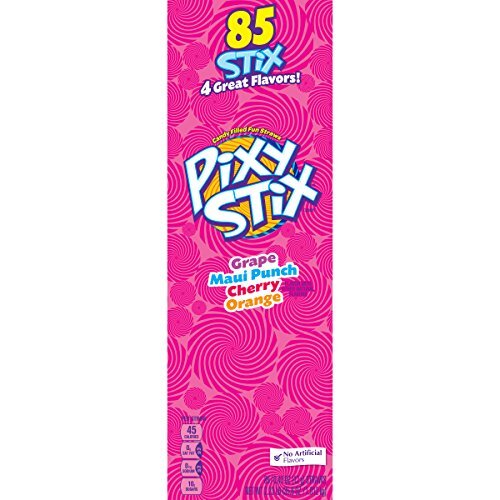 Pixy Stix Süßigkeiten gefüllte lustige Strohhalme 0,42 Unzen 85er-Pack - Bild 9 von 12
