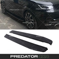 BLACK SIDE STEPS RUNNING BOARD DOOR SILL FOR LAND ROVER DISCOVERY 5 L462 2017+