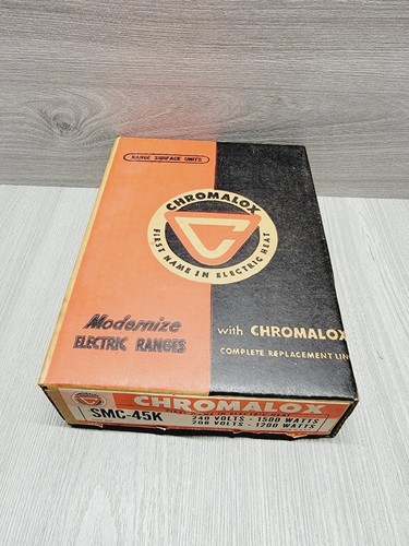 Chromalox Thermador SMC-45K Range 6" Coil Surface Element Assembly - Picture 5 of 10