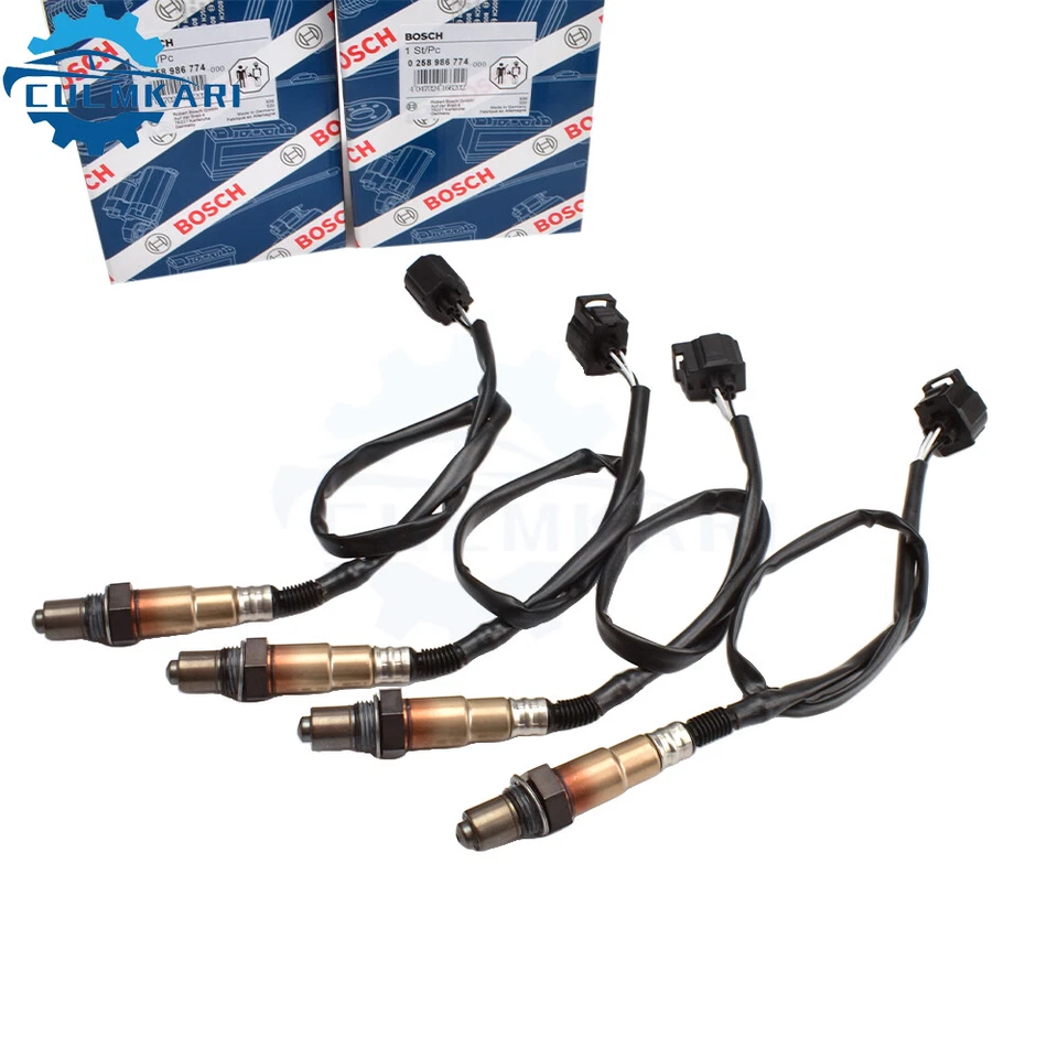 Sensores de oxígeno O2 aguas arriba y aguas abajo OEM para Dodge Ram Jeep Chrysler 234-4770 4 piezas Foto 2 de 4