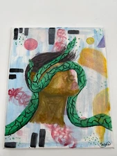 Oil On Canvas The Slave original Painting Abstract Autor Sara 12