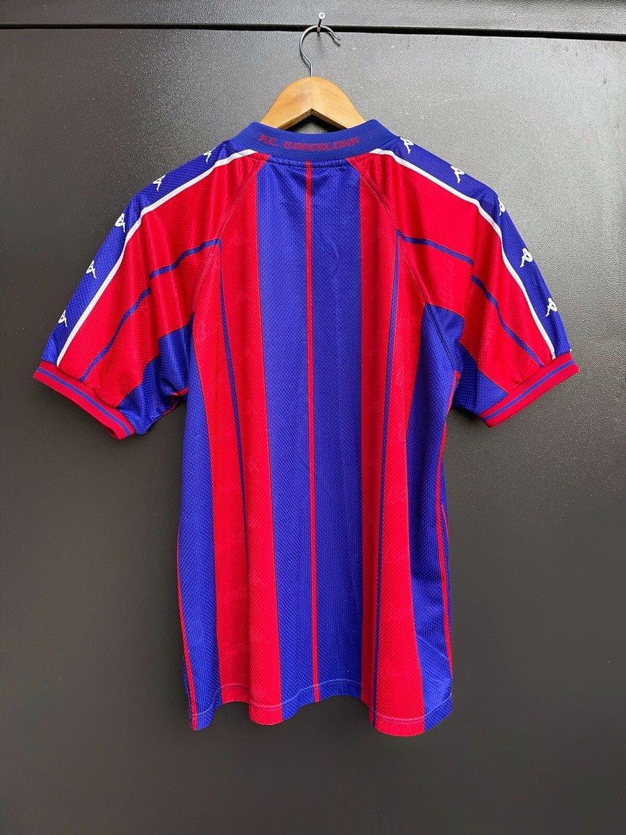 BARCELONA 1997 1998 HOME SHIRT FOOTBALL SOCCER JERSEY