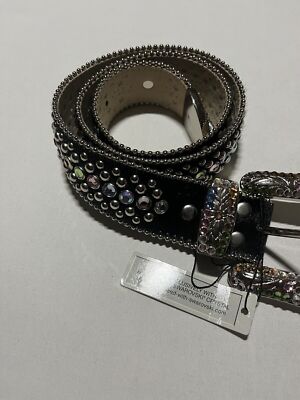 BB Simon Swarovski Crystal Bling Studded Western Womens Pony  display picture 2