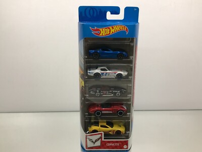 HOT WHEELS GTN35 CORVETTE 5 CAR GIFT PACK 2021 -3inch- GOOD IN BOX - A007