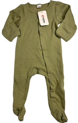 NWT PATPAT Size: 12-18 Mo One Piece Outfit Union suit Sleeper Unisex Sage Green