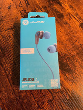 Jlabs Jbuds 2 Signature Earbuds Custom Fit Comfort Blue New