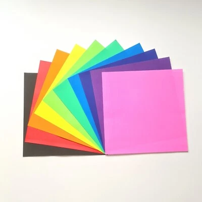 JONG IE NARA Single & Double Origami Paper with Book | 20 Colors | 15cm X 15cm |100 Sheets