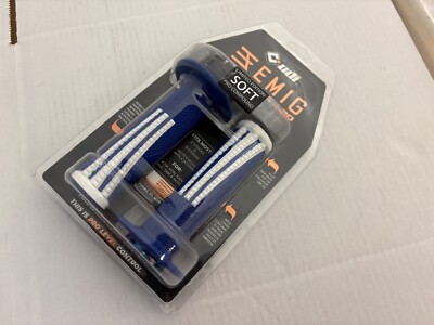ODI Griffe Emig Pro V2 Lock-On verschraubt, Blau/Weiß
