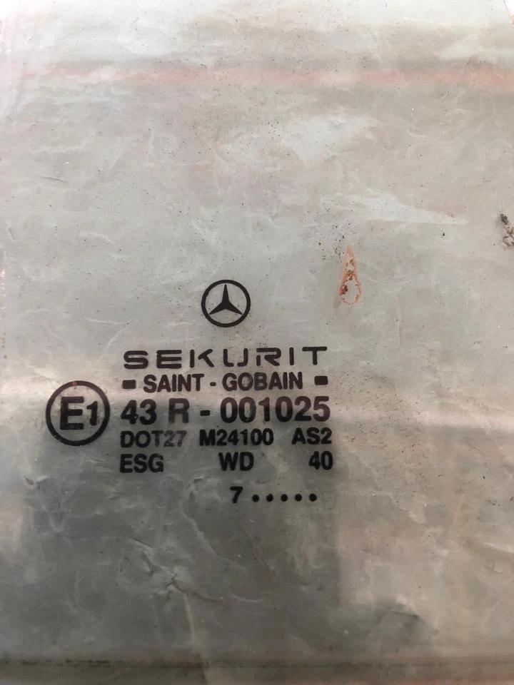 MERCEDES BENZ CLASE E E300TD 1996-2002 ventilación trasera ventana de vidrio conductor izquierdo derecho Foto 2 de 4
