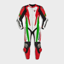 Racing Ducati Motorbike Rider MotoGP Racing LEATHER SUIT AVAILABLE IN ALL SIZE