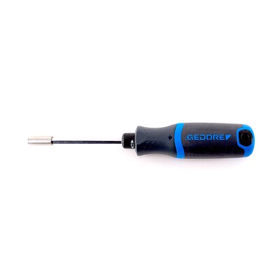 Gedore SilentGEAR Ratcheting Screwdriver W/ Mag Handle, 1/4'' Magnetic Bit Holder