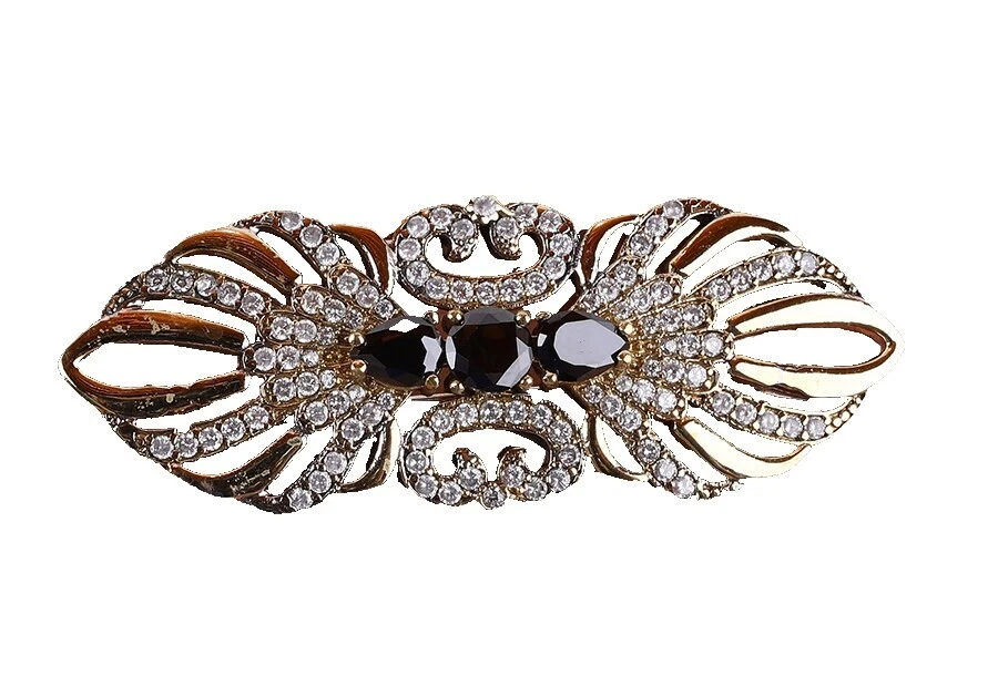 Broches de Moda Bronce Blanco