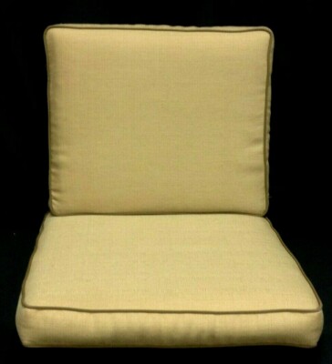 pc Frontgate Sorrento Dining Chair Box cushions pads outdoor