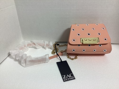 ZAC POSEN ROSA MINI CROSSBODY HANDTASCHE GEPUNZT - Bild 3 von 7
