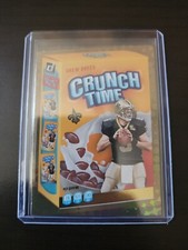 2022 Donruss Drew Brees Crunch Time Galactic SP