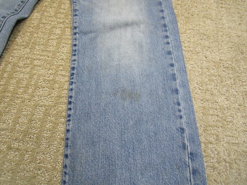 American Eagle Jeans Boys 26x28 Blue Original Straight Youth Kids Light Wash - Picture 3 of 10
