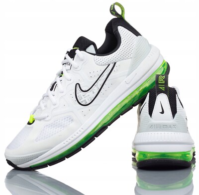 Nike Air Max Genome DB0249 100 White/Black-Volt Logo Pack  Men's Running Shoes